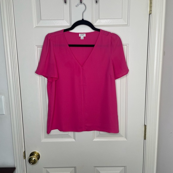 J.Crew Pink Blouse small - Picture 1 of 9